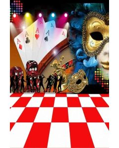 GladsBuy Carnival Dance Party 8' x 12' Computer Printed Photography Backdrop Stage Carpet Theme Background DGX-392