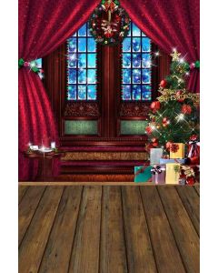 GladsBuy Merry Christmas 8' x 12' Computer Printed Photography Backdrop Christmas Theme Background DGX-457