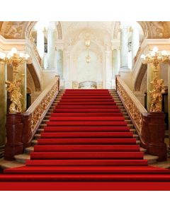 Elegant Interior Stairs 10' x 10' CP Backdrop Computer Printed Scenic Background GladsBuy Backdrop ZJZ-787