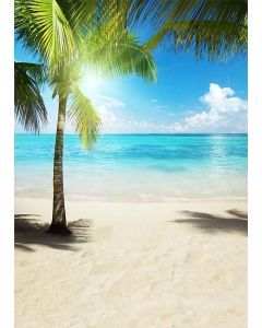 GladsBuy Growing Coconut Trees 5' x 7' Computer Printed Photography Backdrop Nature Theme Background S-163