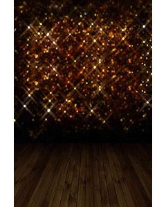 Sparkles Above The Wooden Floor 8' x 12' CP Backdrop Computer Printed Scenic Background GladsBuy Backdrop HY-CM-3367