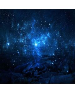 GladsBuy Brilliant Starry Sky 8' x 8' Computer Printed Photography Backdrop Universe Star Theme Background XLX-446