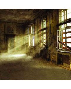 GladsBuy Dilapidated House 10' x 10' Computer Printed Photography Backdrop Indoor Theme Background DT-11-57