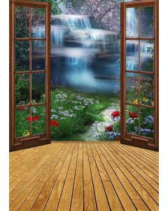 GladsBuy Wonderful Falls 5' x 7' Computer Printed Photography Backdrop Stage Carpet Theme Background XLX-514